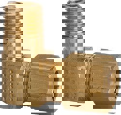 Compression Tube Male Elbow: 1/8